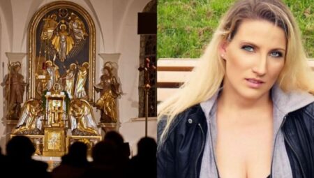 Porno yıldızı, ‘çocuk istismarına dikkat çekmek’ için kilisede pornografik içerik çekti